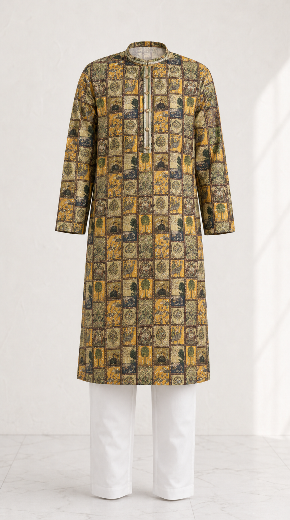 Heirloom Print Kurta Pajama Set