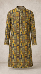 Heirloom Print Kurta Pajama Set