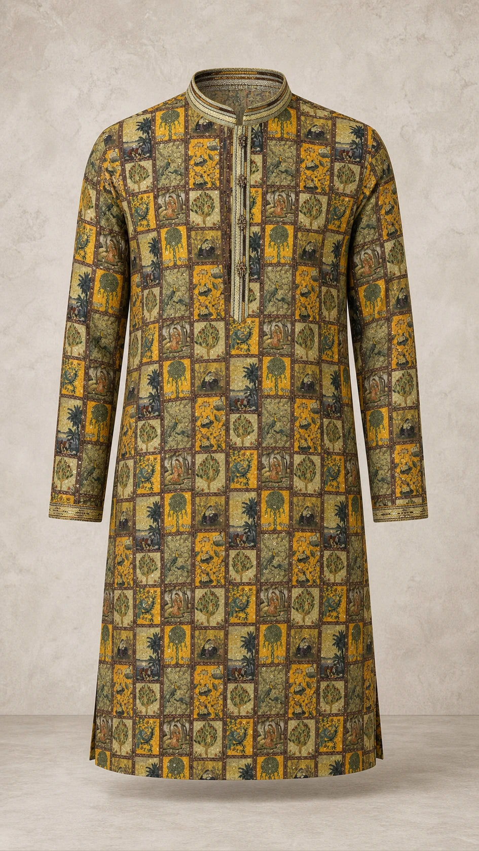 Heirloom Print Kurta Pajama Set