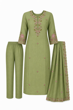 Gulabo Garden Bloom embroidered kurta set — product photo 4 of 24