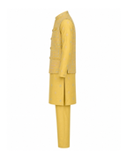 Saffron Thread Kurta Jacket Set