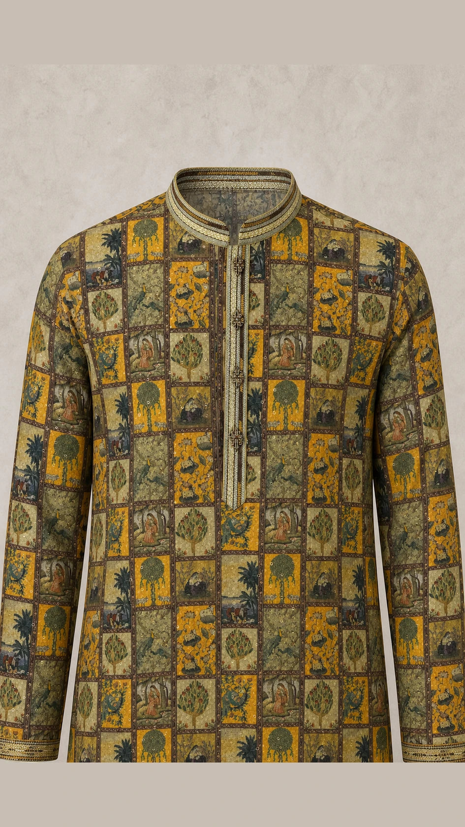 Heirloom Print Kurta Pajama Set