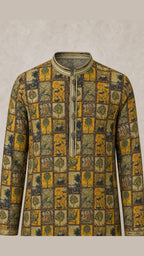 Heirloom Print Kurta Pajama Set