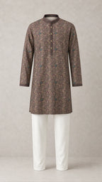 Heirloom Print Kurta Pajama Set