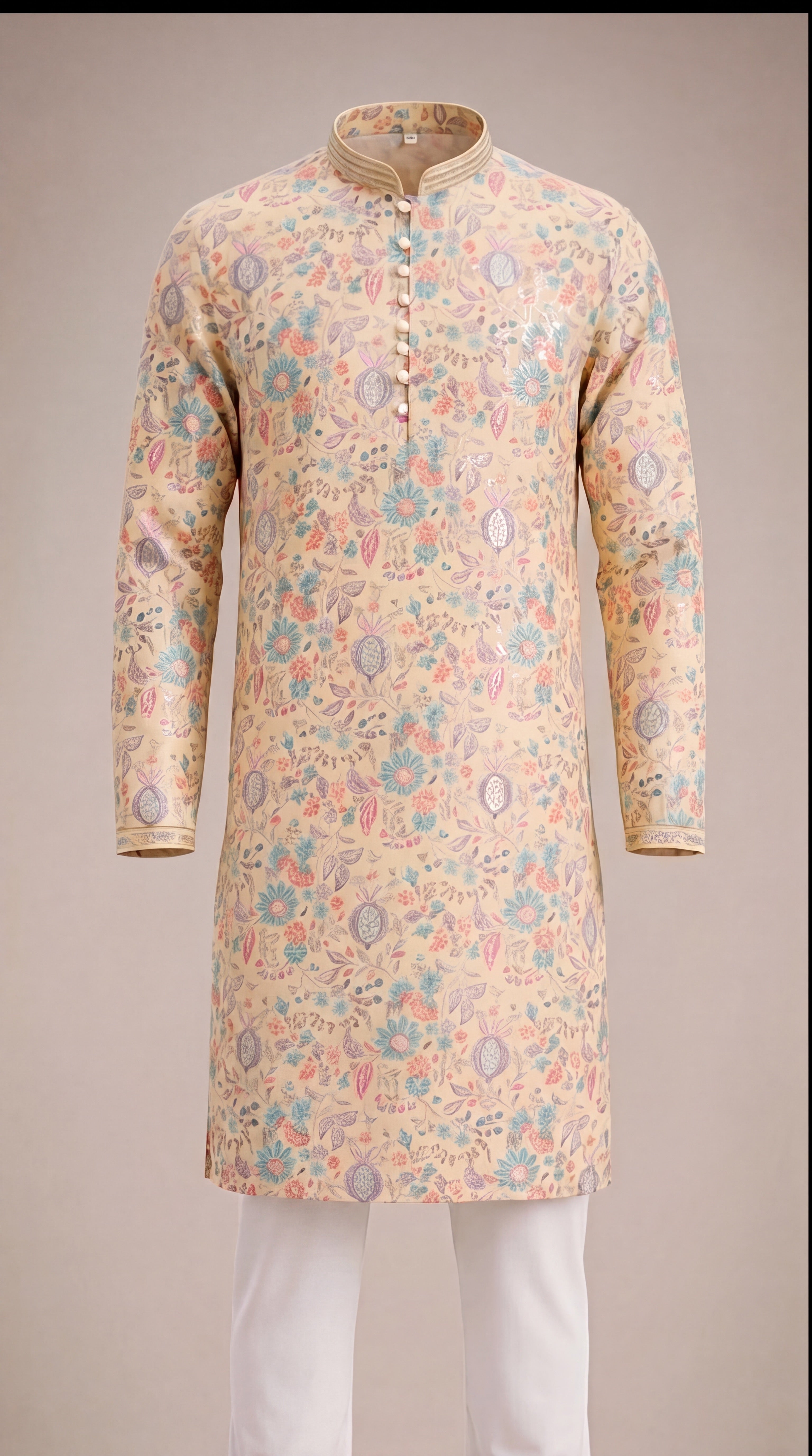Butter Yellow Kurta Set