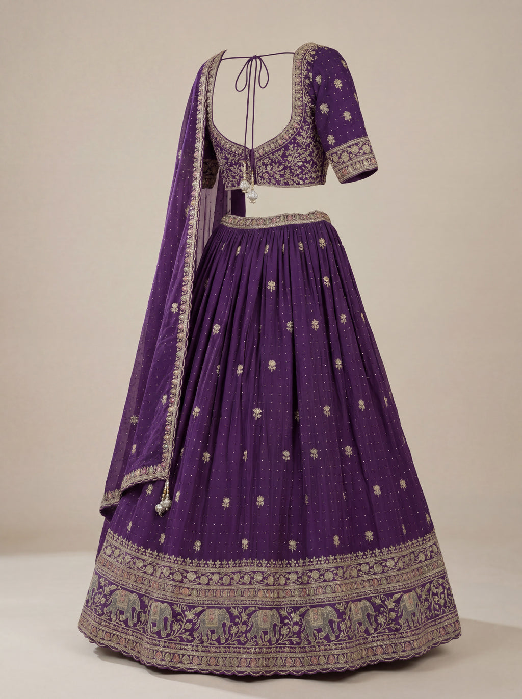 Amethyst Baraat Lehenga Set