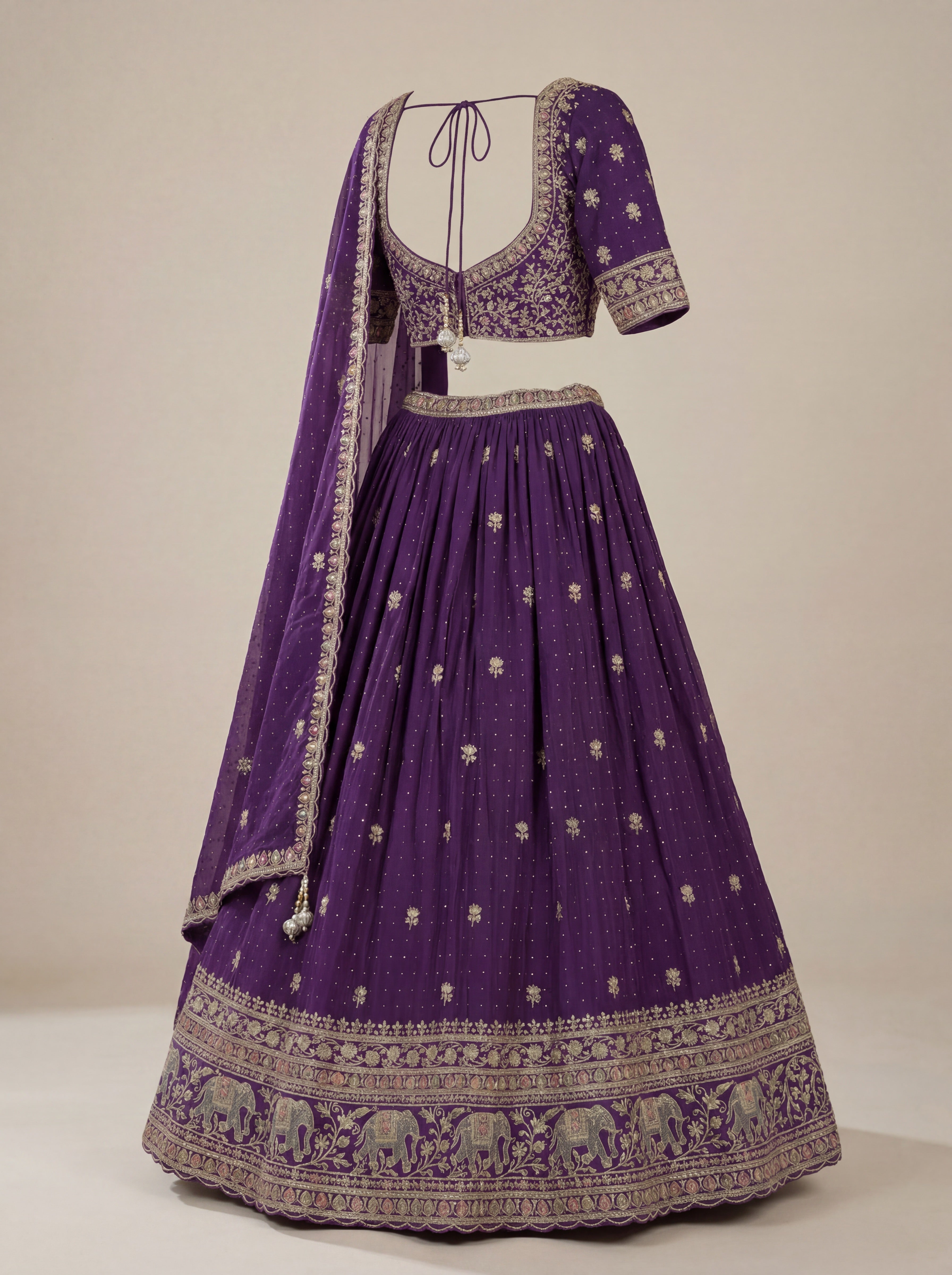 Amethyst Baraat Lehenga Set