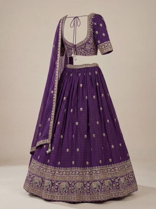 Amethyst Baraat Lehenga Set