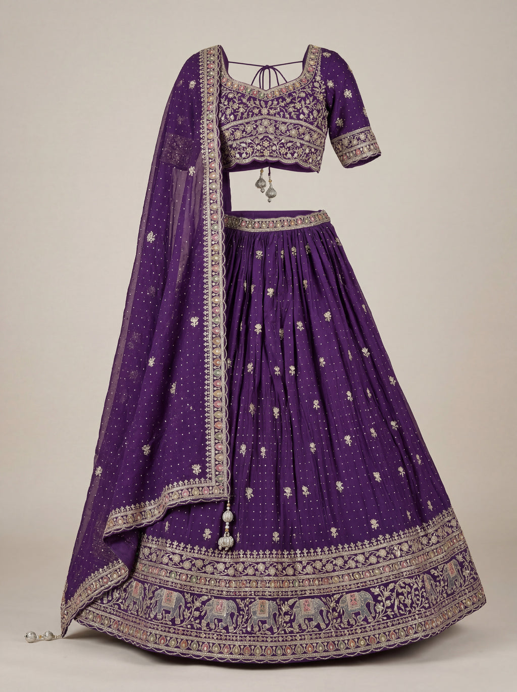 Amethyst Baraat Lehenga Set