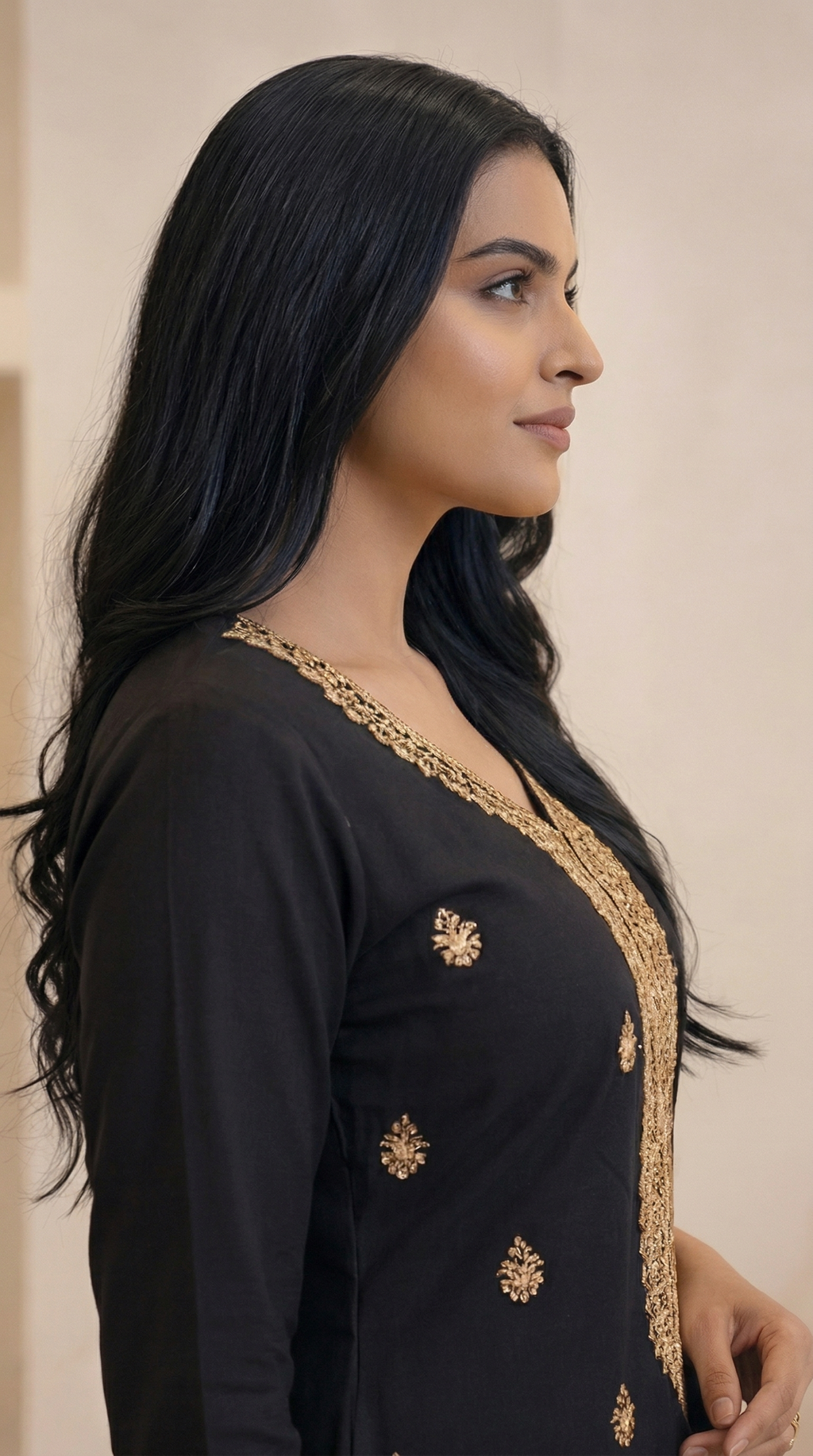 Embroidered 3-Piece Suit Set