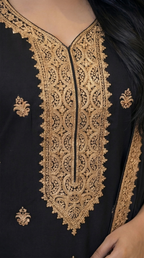 Embroidered 3-Piece Suit Set