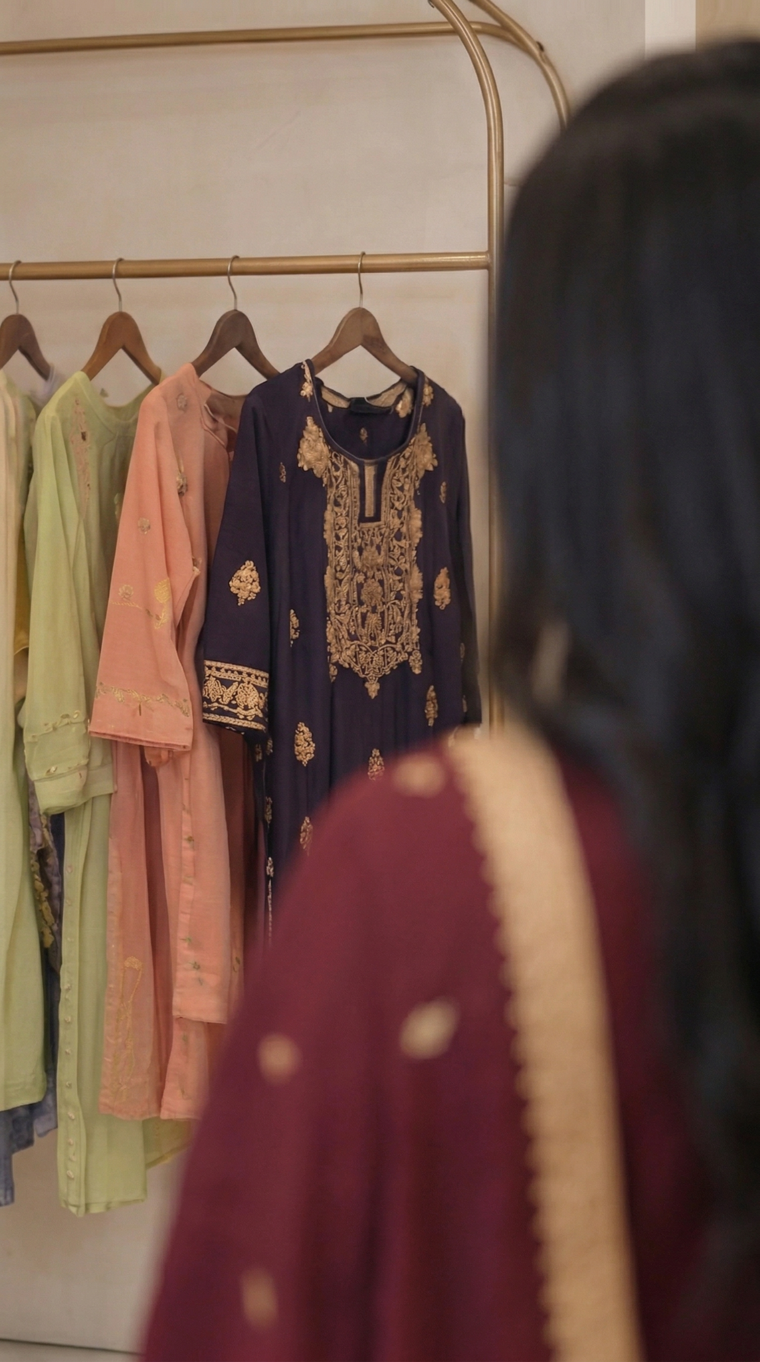 Embroidered 3-Piece Suit Set