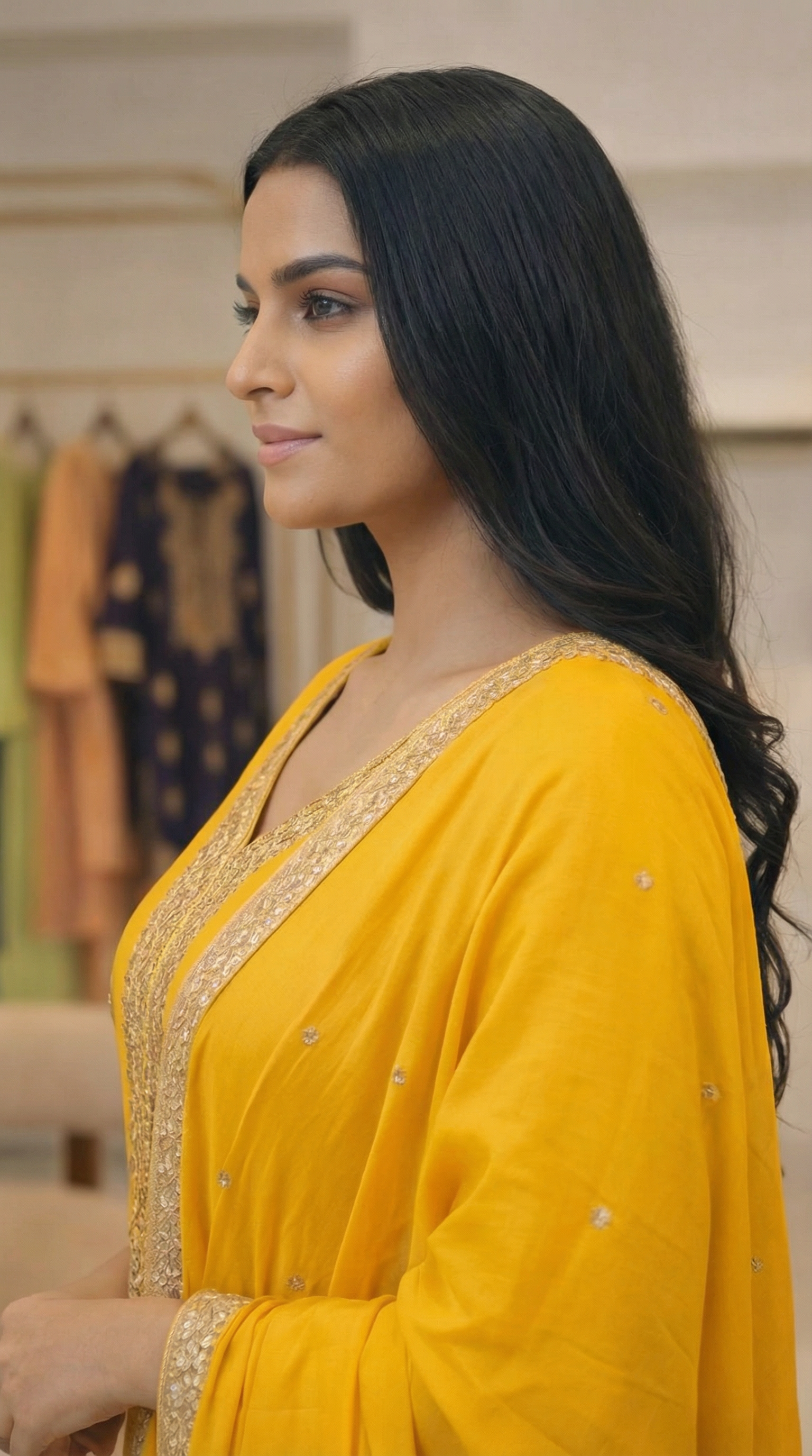 Embroidered 3-Piece Suit Set