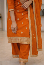 Embroidered 3-Piece Suit Set