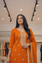 Embroidered 3-Piece Suit Set