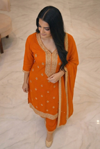 Embroidered 3-Piece Suit Set