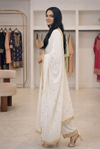 Embroidered 3-Piece Suit Set