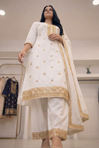 Embroidered 3-Piece Suit Set