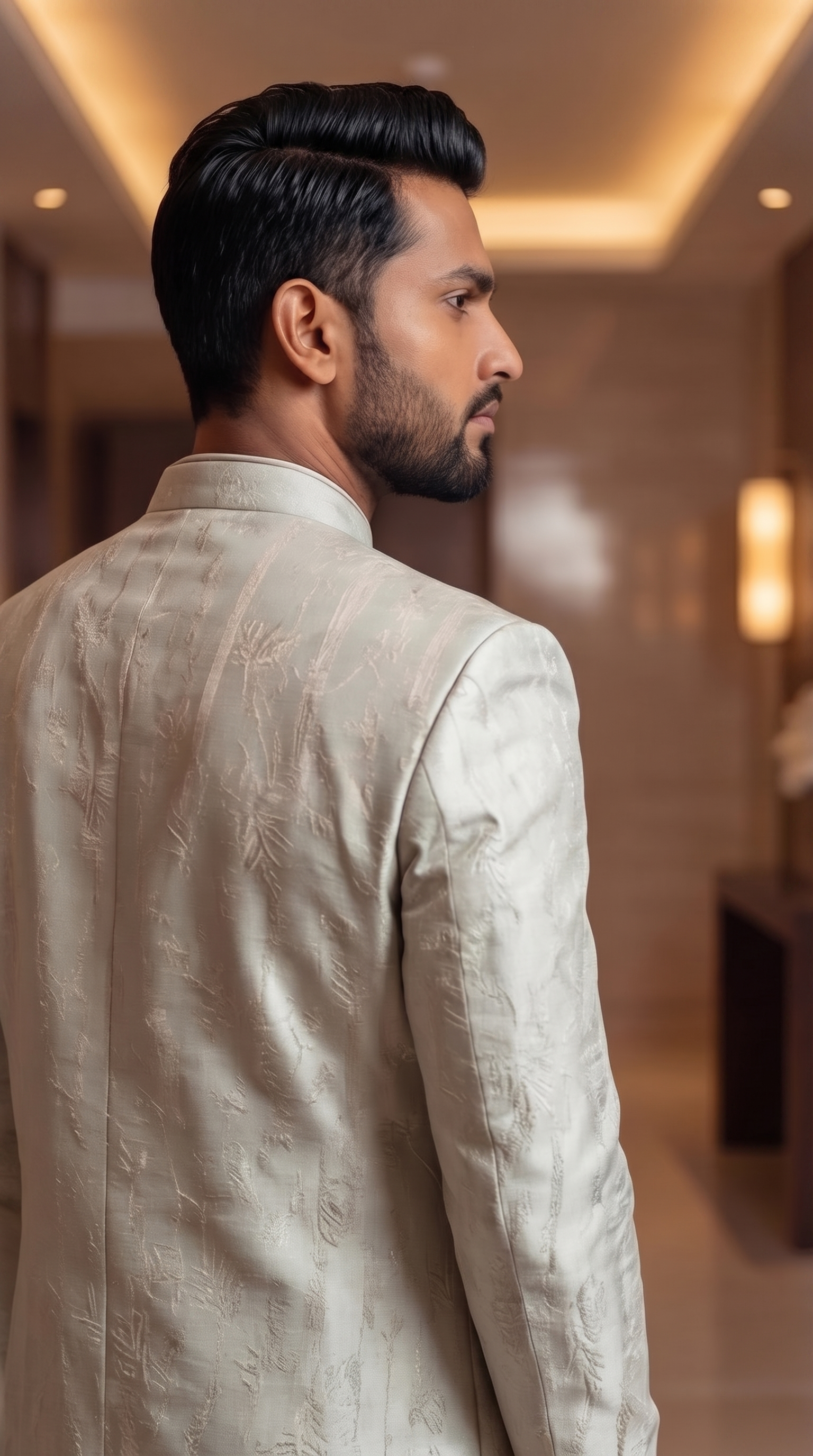 Ayaan Mint Green Sherwani Set
