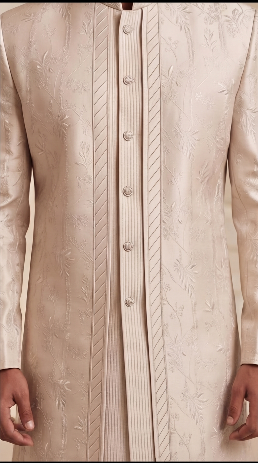 Ivory Bloom Sherwani