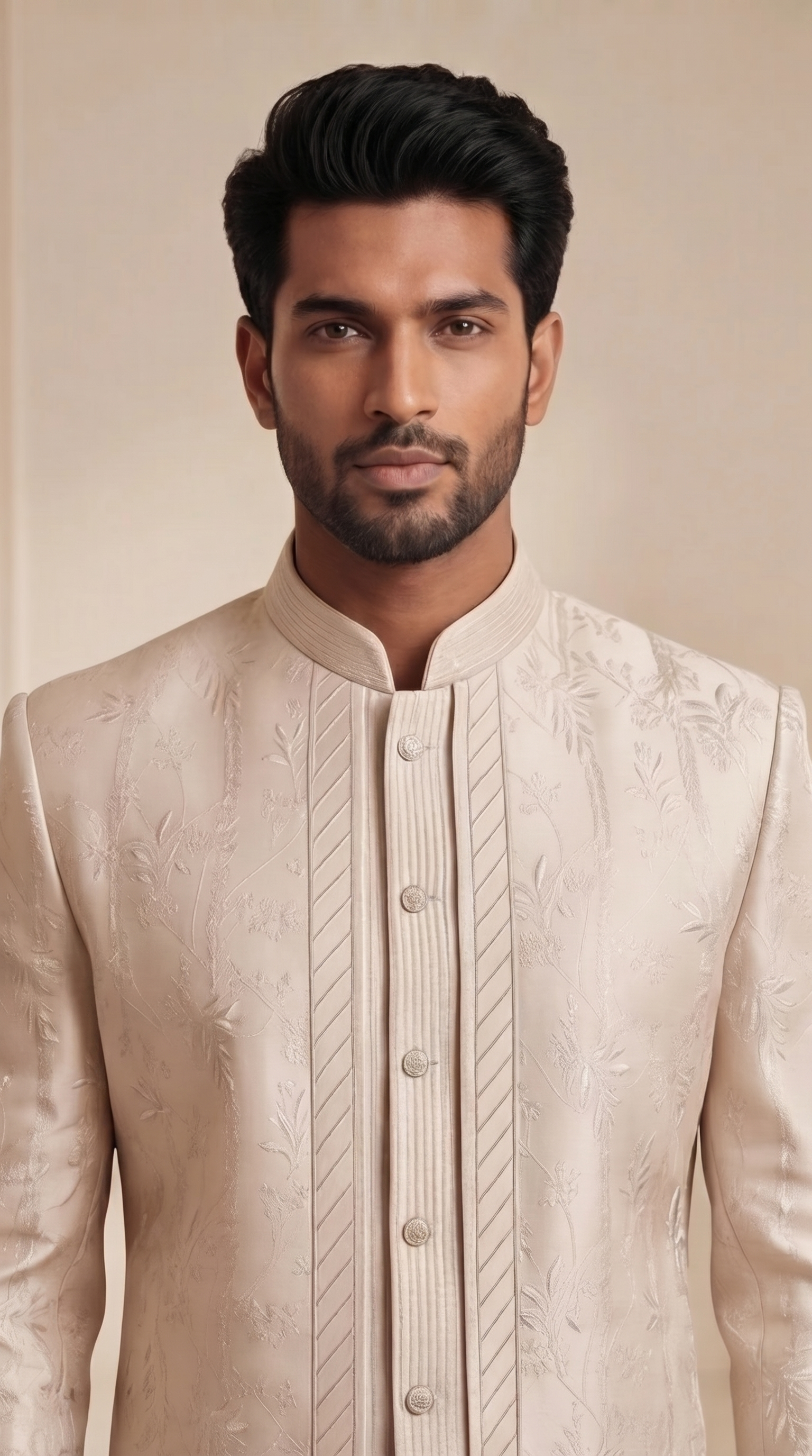 Ivory Bloom Sherwani
