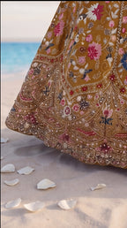 Marigold Garden Embroidered Lehenga Set