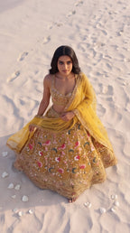 Marigold Garden Embroidered Lehenga Set