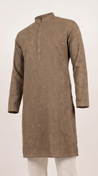 Paisley Cotton Kurta Set — Men's Traditional Kurta Pajama in 5 Colors