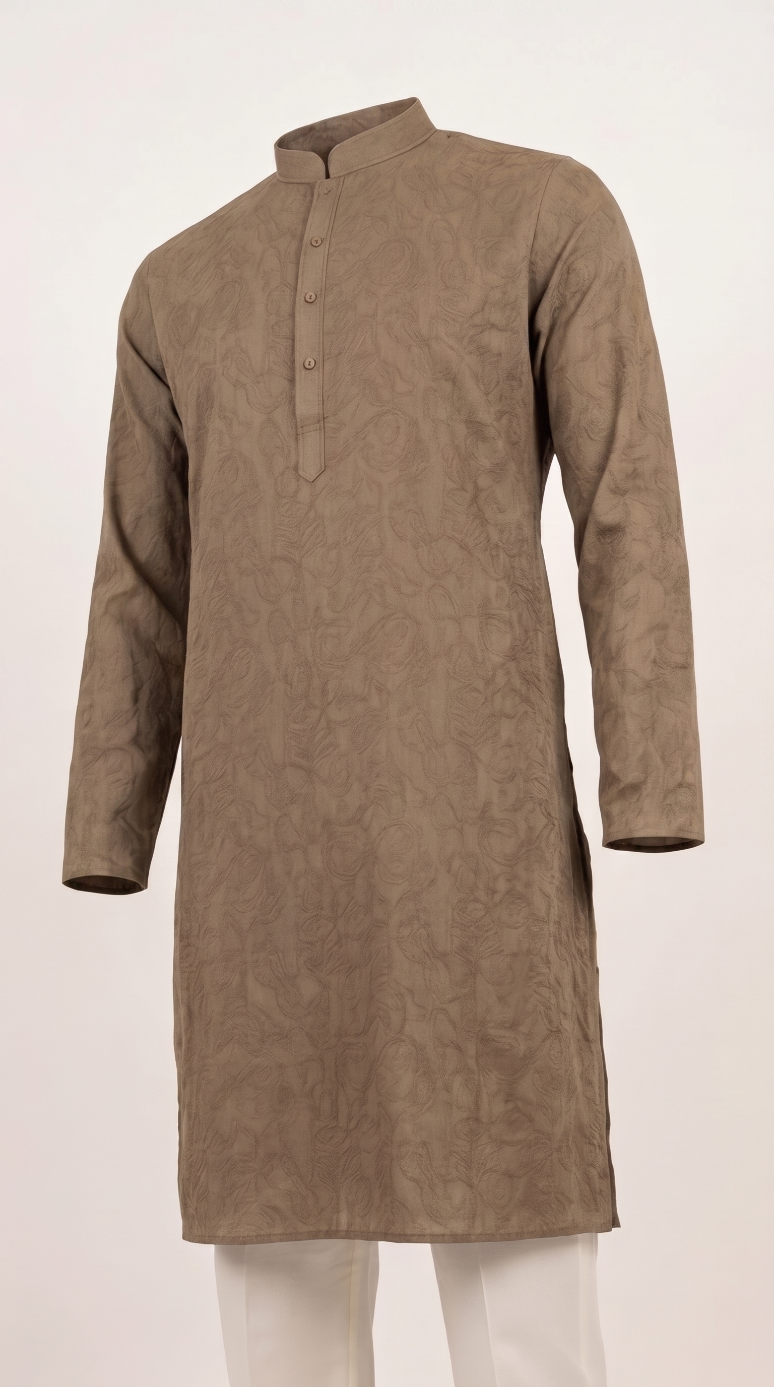 Paisley Cotton Kurta Set — Men's Traditional Kurta Pajama in 5 Colors