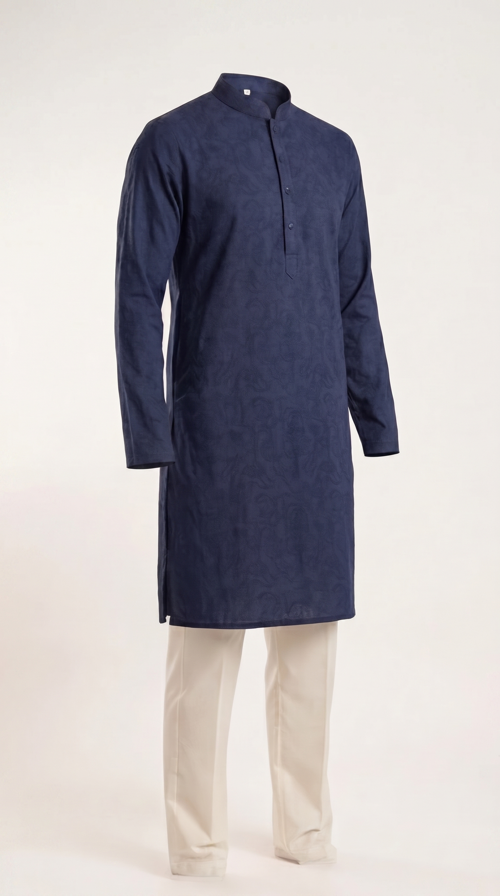 Paisley Cotton Kurta Set — Men's Traditional Kurta Pajama in 5 Colors