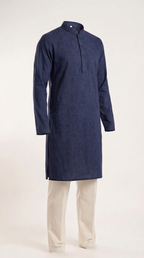 Paisley Cotton Kurta Set — Men's Traditional Kurta Pajama in 5 Colors