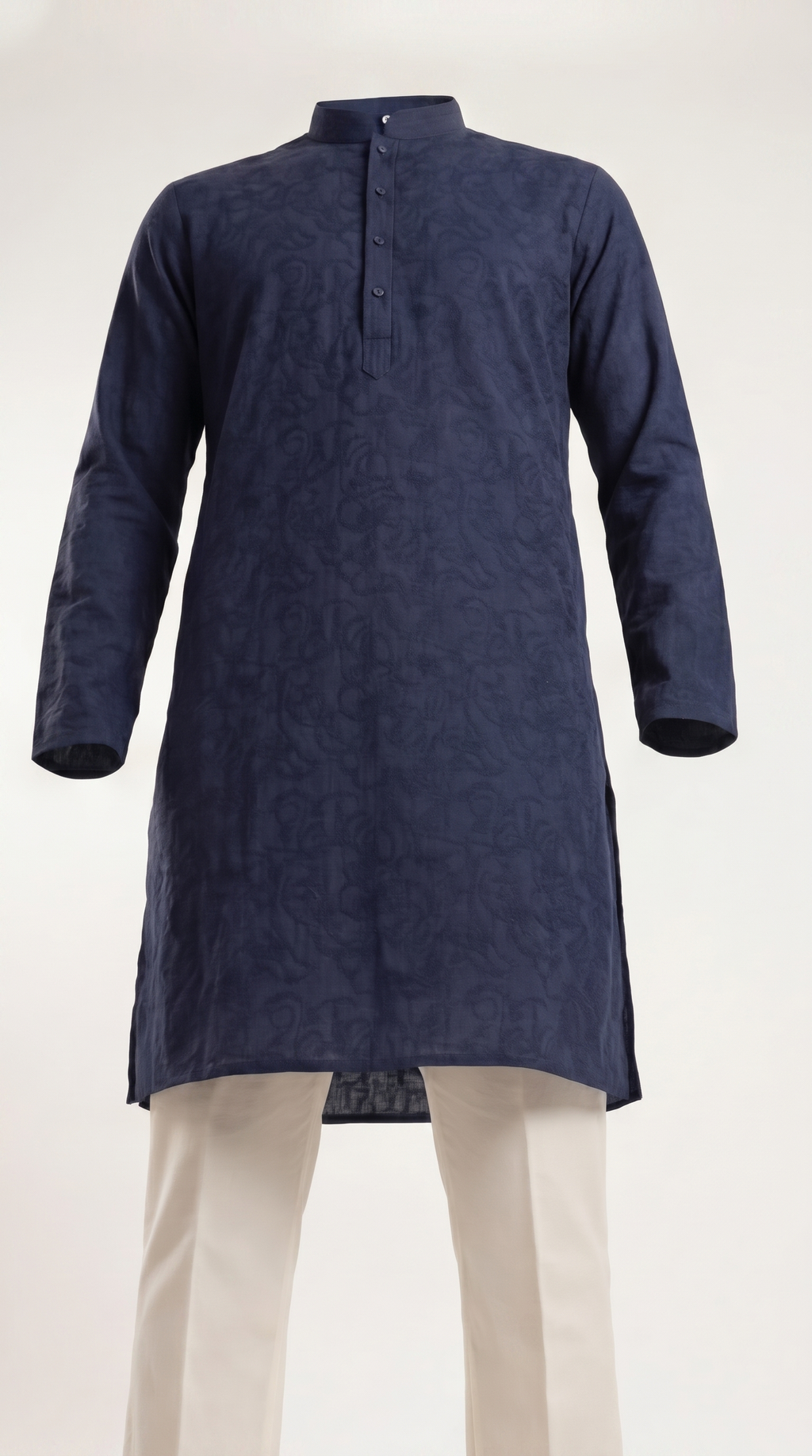 Paisley Cotton Kurta Set — Men's Traditional Kurta Pajama in 5 Colors