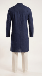 Paisley Cotton Kurta Set — Men's Traditional Kurta Pajama in 5 Colors