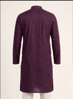 Paisley Cotton Kurta Set — Men's Traditional Kurta Pajama in 5 Colors