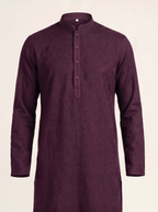 Paisley Cotton Kurta Set — Men's Traditional Kurta Pajama in 5 Colors