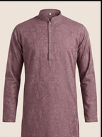 Paisley Cotton Kurta Set — Men's Traditional Kurta Pajama in 5 Colors
