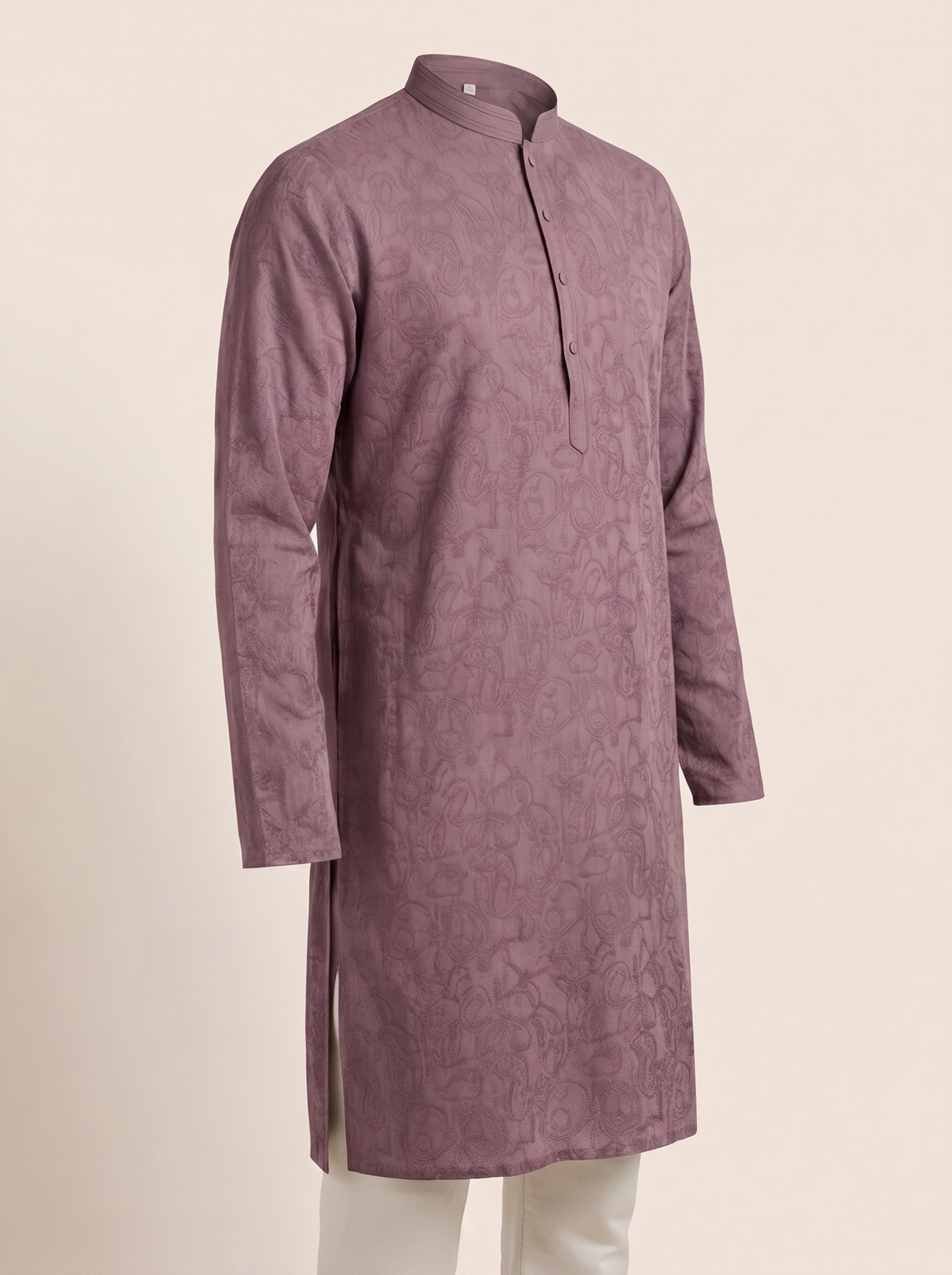 Paisley Cotton Kurta Set — Men's Traditional Kurta Pajama in 5 Colors
