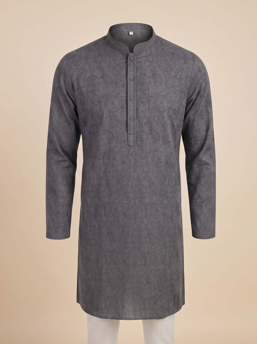 Paisley Cotton Kurta Set — Men's Traditional Kurta Pajama in 5 Colors