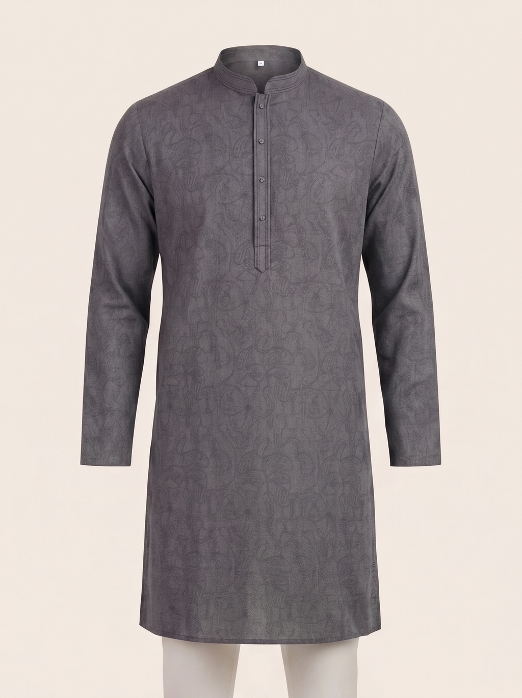 Paisley Cotton Kurta Set — Men's Traditional Kurta Pajama in 5 Colors