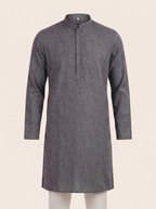 Paisley Cotton Kurta Set — Men's Traditional Kurta Pajama in 5 Colors