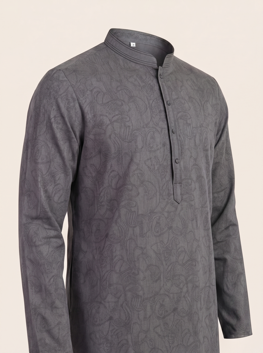 Paisley Cotton Kurta Set — Men's Traditional Kurta Pajama in 5 Colors