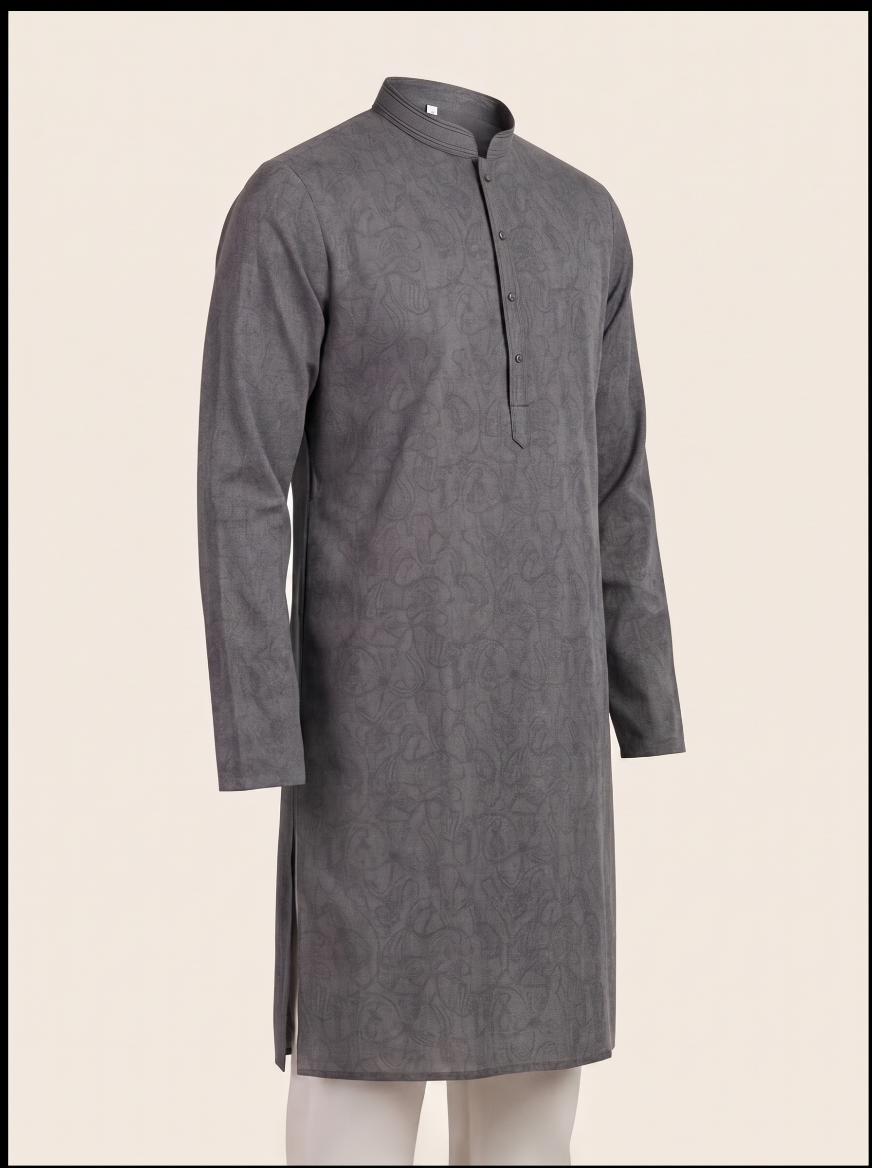 Paisley Cotton Kurta Set — Men's Traditional Kurta Pajama in 5 Colors