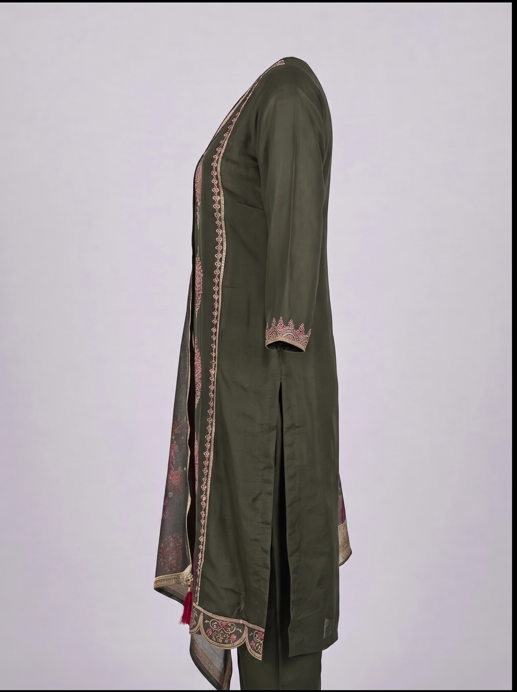 Gulabo Embroidered 3-Piece Kurta Set