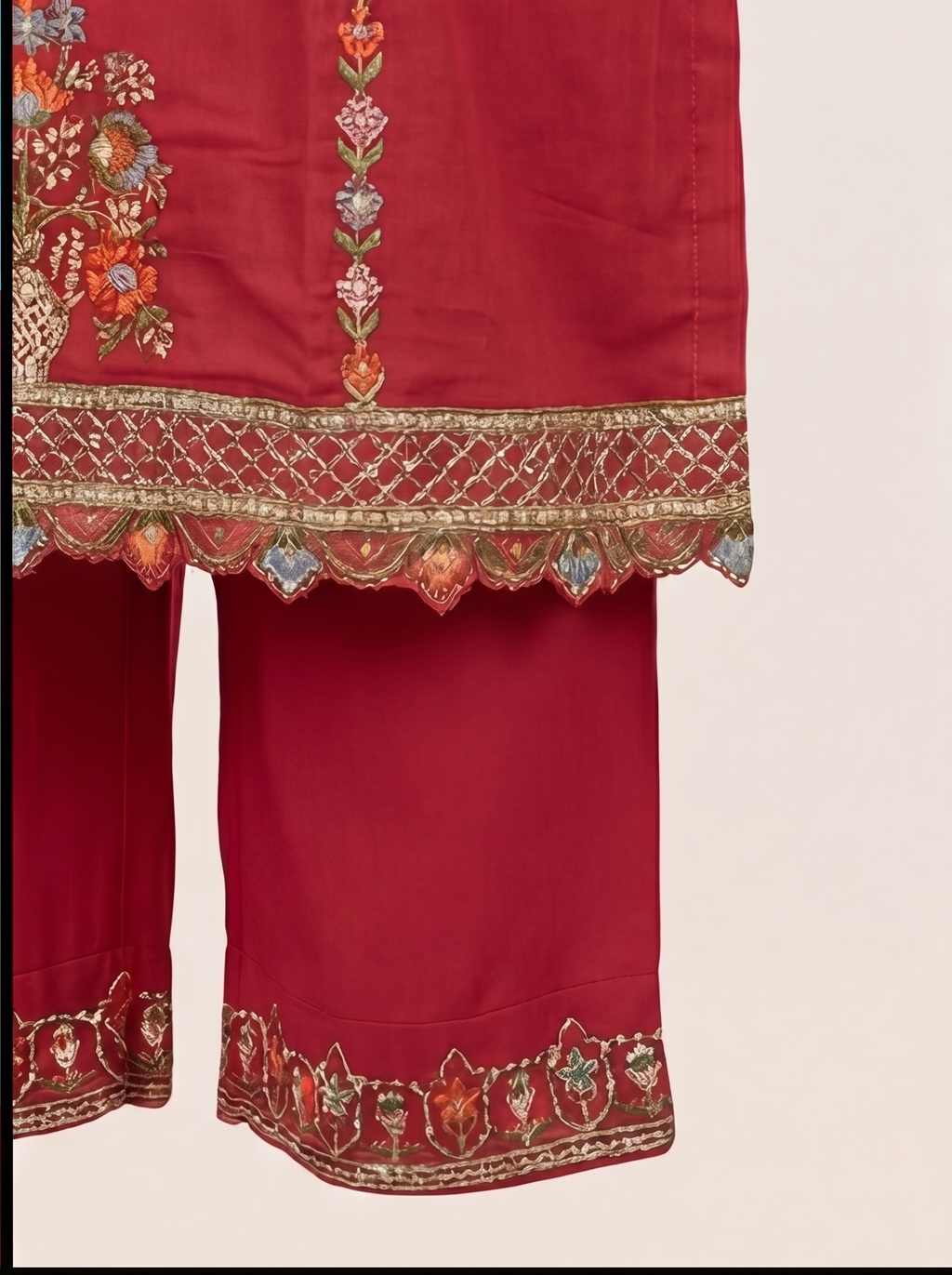 Gulabo Embroidered 3-Piece Kurta Set