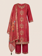 Gulabo Embroidered 3-Piece Kurta Set