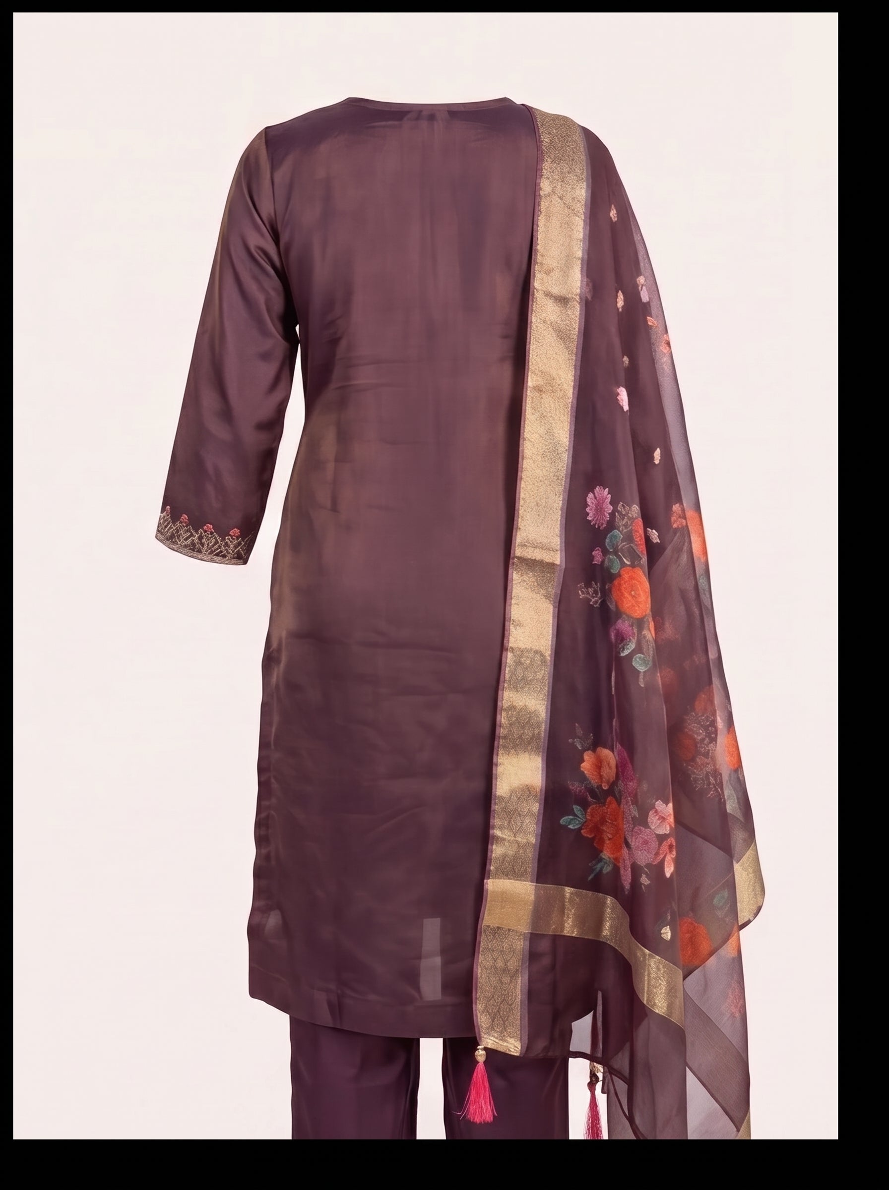 Gulabo Embroidered 3-Piece Kurta Set