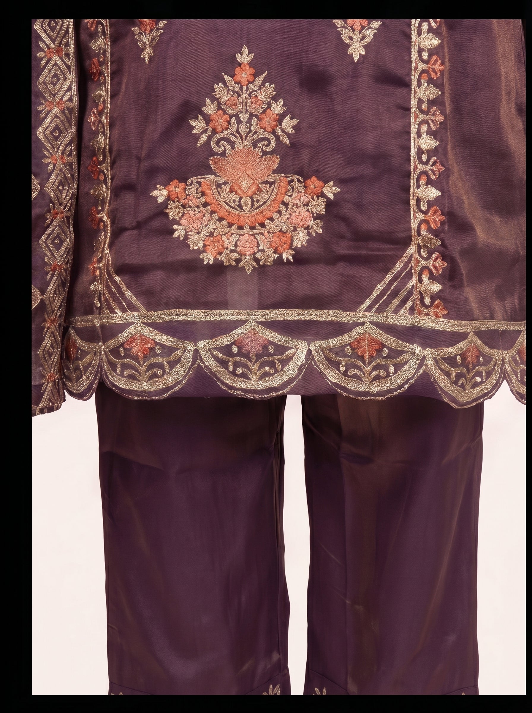 Gulabo Embroidered 3-Piece Kurta Set