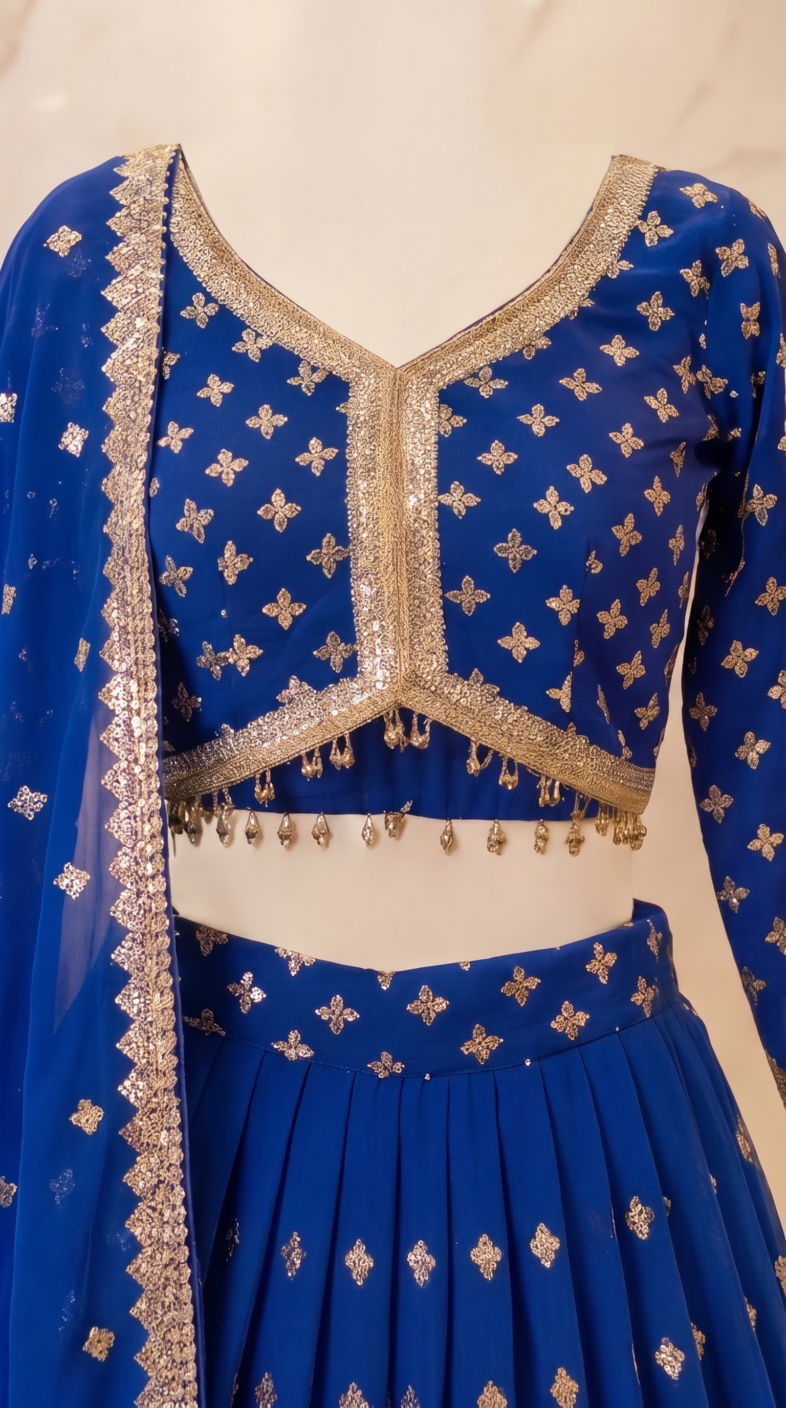 Heritage Mirror Lehenga Set