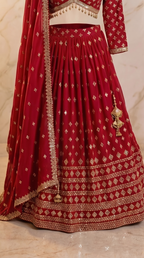 Heritage Mirror Lehenga Set