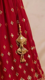 Heritage Mirror Lehenga Set